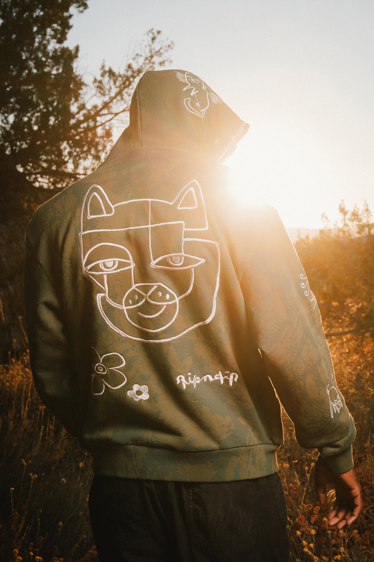 RIPNDIP Blonded Hoodie (Forest Camo)