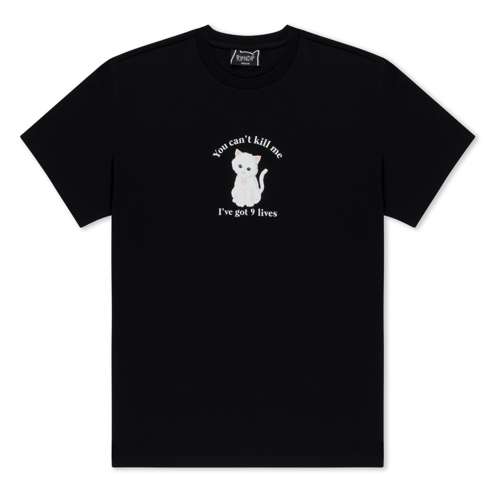RIPNDIP 9 Lives Tee (Black)