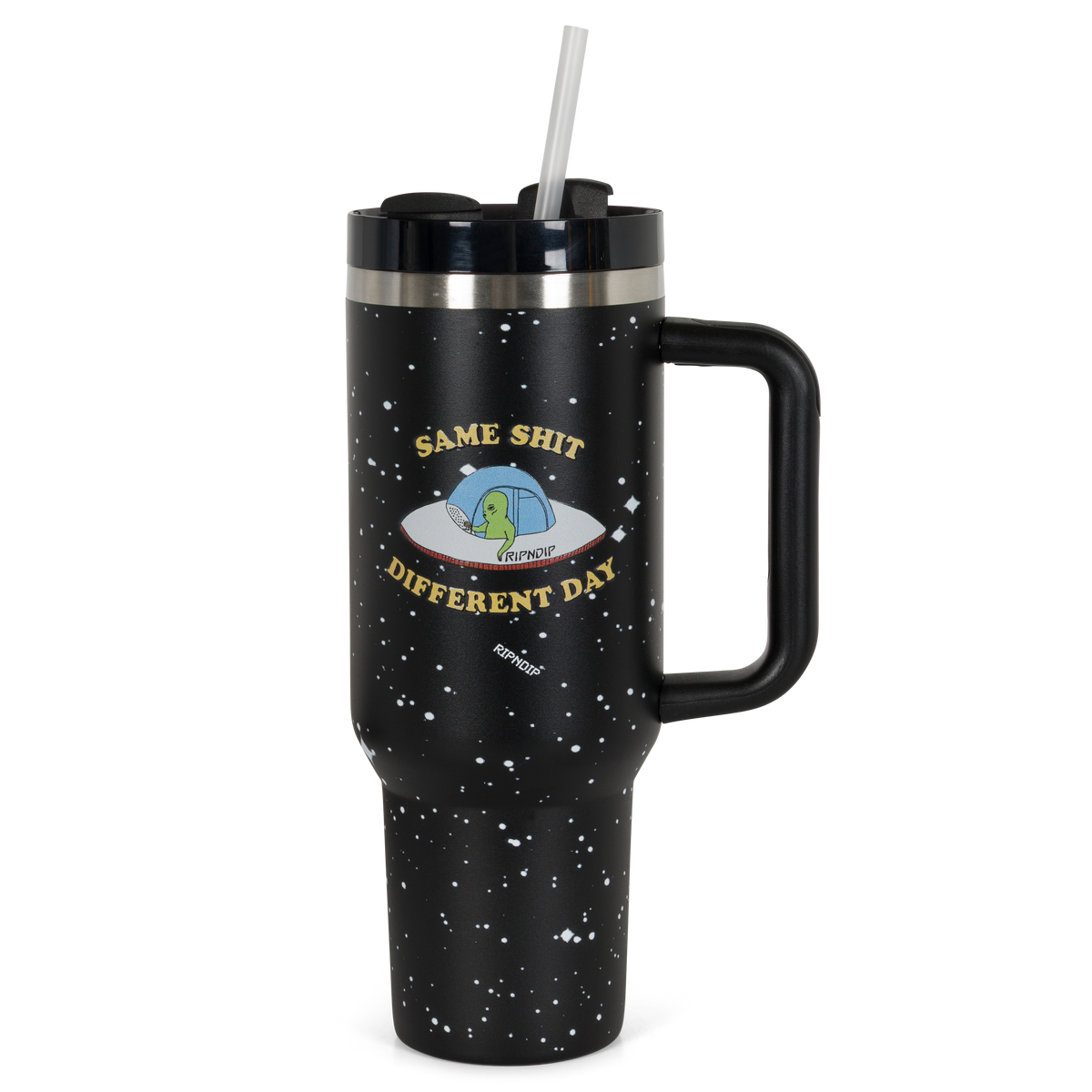 RIPNDIP Same Shit Different Day Big Ol Cup 40oz Tumbler (Black)