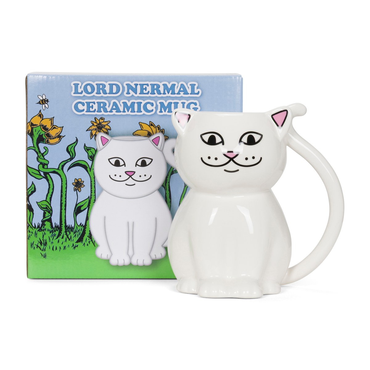 RIPNDIP Lord Nermal Ceramic Mug (White)