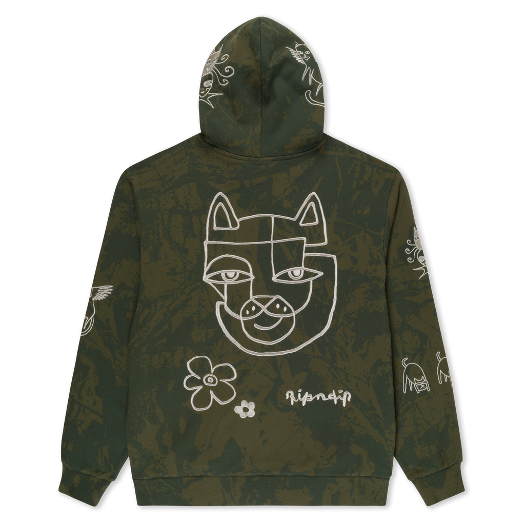 RIPNDIP Blonded Hoodie (Forest Camo)