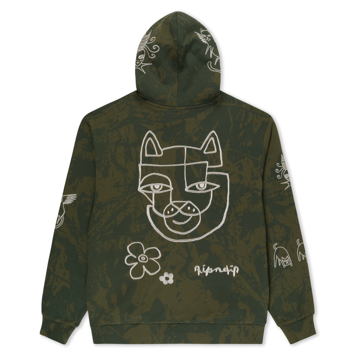 RIPNDIP Blonded Hoodie (Forest Camo)