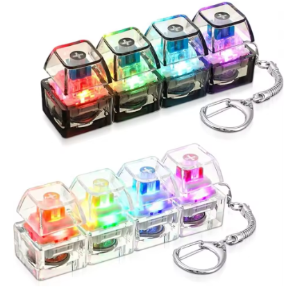 LED Keyboard Clicker Keychain