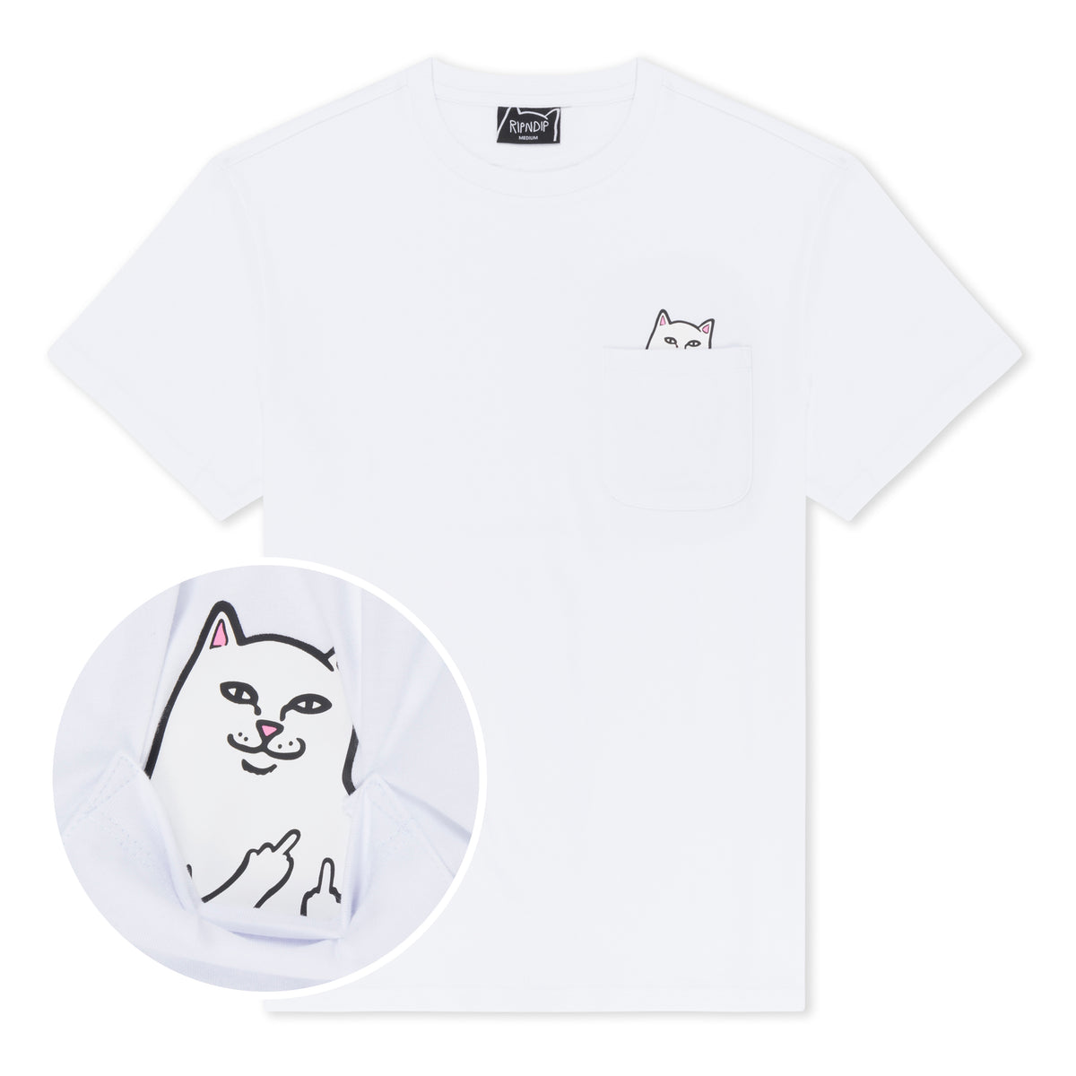 RIPNDIP Lord Nermal Pocket Tee 3-Pack (Black/White)